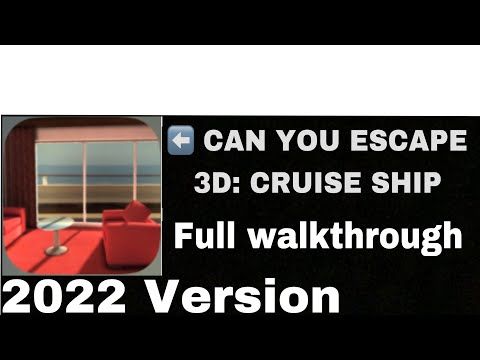 Video guide by : Can you escape 3D: Cruise Ship  #canyouescape