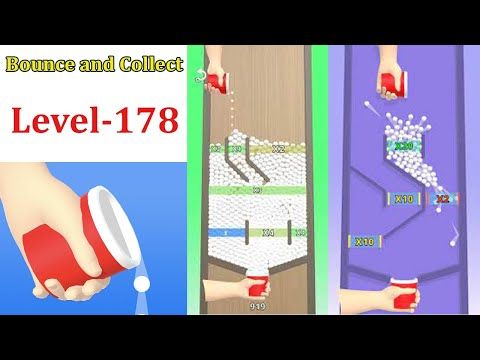 Video guide by Digital Game Player: Bounce and collect Level 178 #bounceandcollect