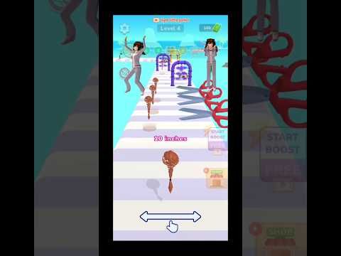 Video guide by Kyne little games: Wig Run Level 4 #wigrun