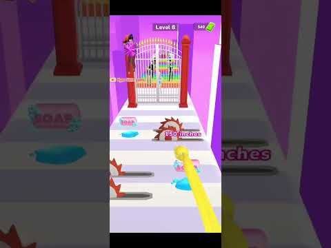 Video guide by Kyne little games: Wig Run Level 8 #wigrun