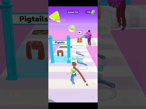 Video guide by Kyne little games: Wig Run Level 11 #wigrun