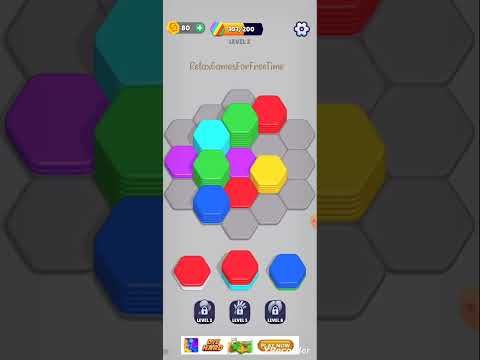 Video guide by Relax Games For Free Time: Hexa Sort Level 2 #hexasort