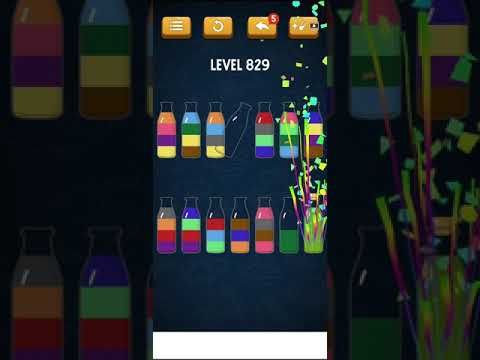 Video guide by Mobile games: Soda Sort Puzzle Level 829 #sodasortpuzzle