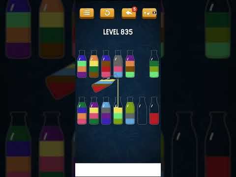 Video guide by Mobile games: Soda Sort Puzzle Level 835 #sodasortpuzzle