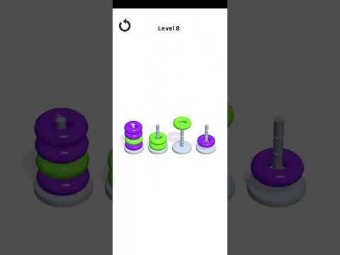 Video guide by Mobile Games: Hoop Stack Level 8 #hoopstack