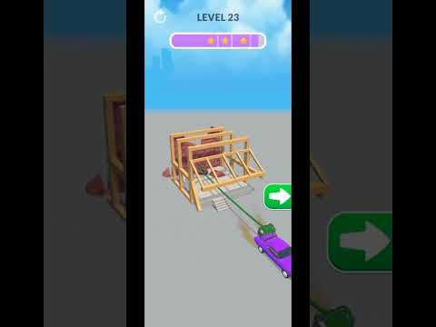 Video guide by Silver Arrow Gaming: Rope and Demolish Level 23 #ropeanddemolish
