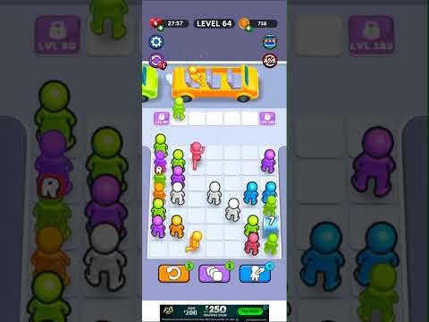 Video guide by 4Max gaming: Bus Jam Level 64 #busjam