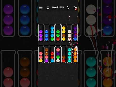 Video guide by etenia Productions: Ball Sort Color Water Puzzle Level 1351 #ballsortcolor