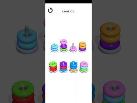 Video guide by Mobile Games: Hoop Stack Level 102 #hoopstack