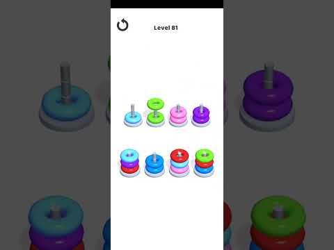 Video guide by Mobile Games: Hoop Stack Level 81 #hoopstack