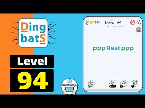 Video guide by BrainGameTips: Dingbats! Level 94 #dingbats