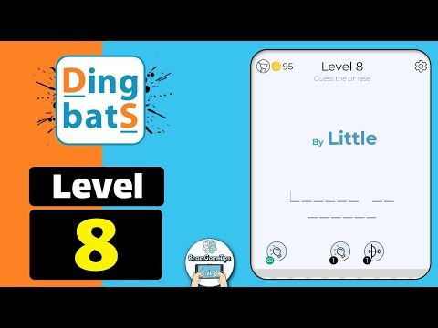 Video guide by BrainGameTips: Dingbats! Level 8 #dingbats