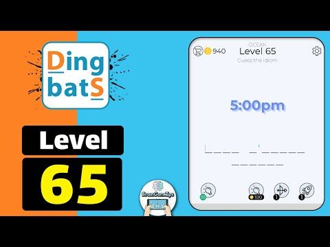 Video guide by BrainGameTips: Dingbats! Level 65 #dingbats