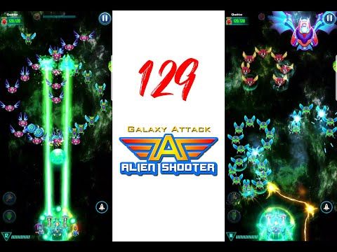 Video guide by Galaxy Attack: Alien Shooter: Shoot Up!!! Level 129 #shootup