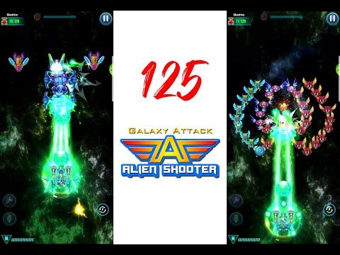 Video guide by Galaxy Attack: Alien Shooter: Shoot Up!!! Level 125 #shootup