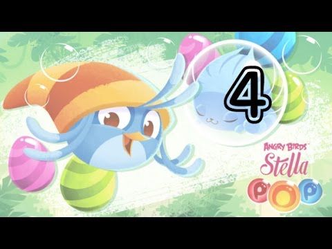 Video guide by EpiC IphonE gAmeZ: Angry Birds Stella POP! Level 4 #angrybirdsstella