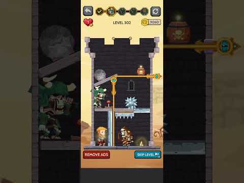 Video guide by Snowy Gamerz: Pin Pull Level 302 #pinpull