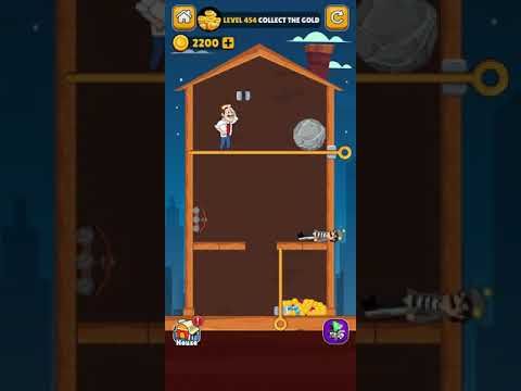 Video guide by TouchPlay: Pin Pull Level 454 #pinpull