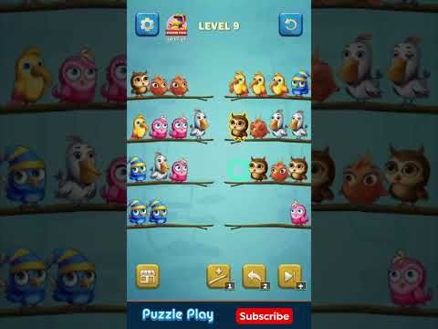 Video guide by Mooz Gamer: Bird Sort Puzzle Level 9 #birdsortpuzzle