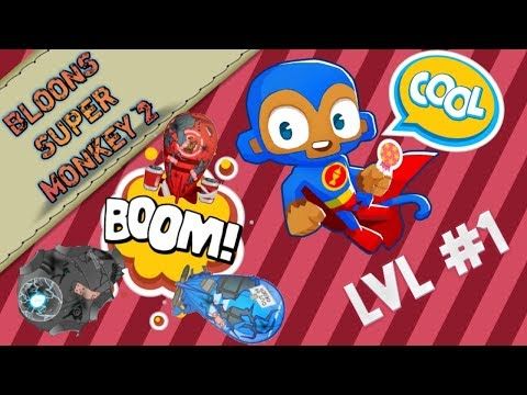 Video guide by Veez Dom: Bloons Super Monkey Level 1 #bloonssupermonkey