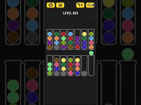 Video guide by Mobile games: Ball Sort Puzzle Level 823 #ballsortpuzzle