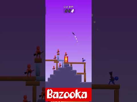 Video guide by GamingZone: Bazooka Boy Level 217 #bazookaboy