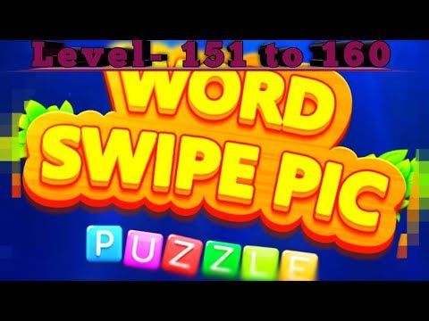 Video guide by Game Solution Point: Word Swipe Pic Level 151 #wordswipepic