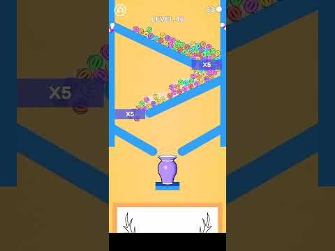 Video guide by Gaming World: Balls and Ropes Level 46 #ballsandropes