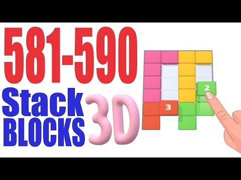 Video guide by Cat Shabo: Stack Blocks 3D Level 581 #stackblocks3d