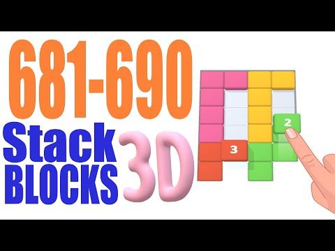 Video guide by Cat Shabo: Stack Blocks 3D Level 681 #stackblocks3d