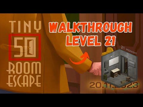 Video guide by Tutorial Game: 50 Tiny Room Escape Level 21 #50tinyroom