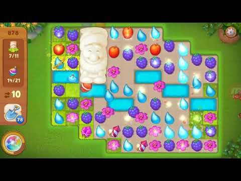 Video guide by delnafisa: Gardenscapes Level 878 #gardenscapes
