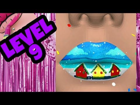 Video guide by rachel ray: Lip Art 3D Level 9 #lipart3d