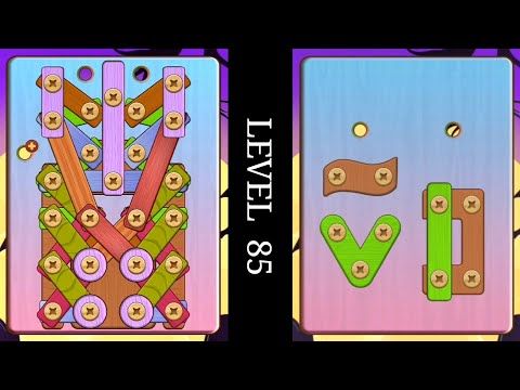 Video guide by DB2 Gaming: Wood Nuts & Bolts Puzzle Level 85 #woodnutsamp