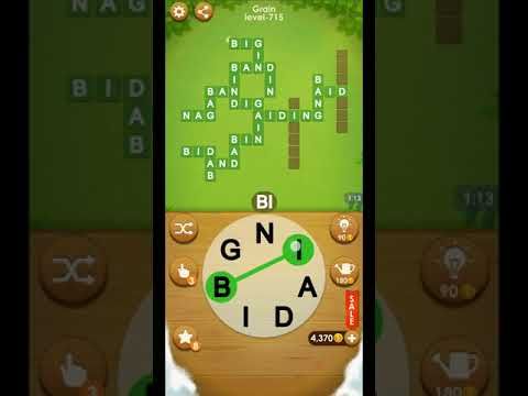 Video guide by ETPC EPIC TIME PASS CHANNEL: Word Farm Cross Level 715 #wordfarmcross