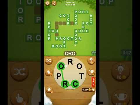 Video guide by ETPC EPIC TIME PASS CHANNEL: Word Farm Cross Level 688 #wordfarmcross