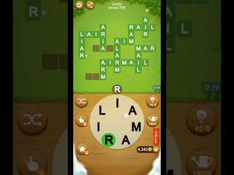 Video guide by ETPC EPIC TIME PASS CHANNEL: Word Farm Cross Level 709 #wordfarmcross