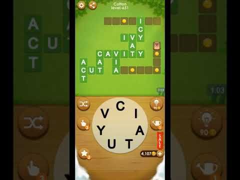 Video guide by ETPC EPIC TIME PASS CHANNEL: Word Farm Cross Level 651 #wordfarmcross