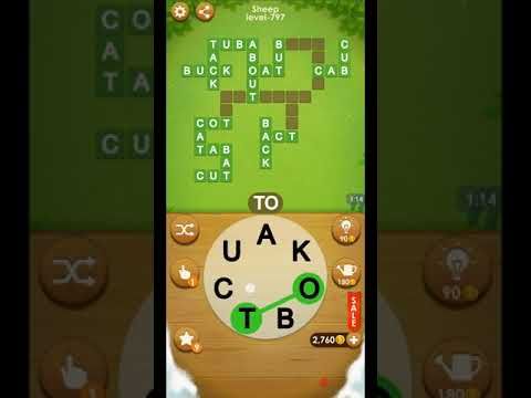 Video guide by ETPC EPIC TIME PASS CHANNEL: Word Farm Cross Level 797 #wordfarmcross