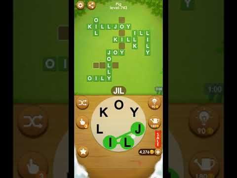Video guide by ETPC EPIC TIME PASS CHANNEL: Word Farm Cross Level 743 #wordfarmcross