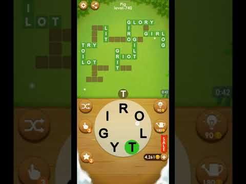 Video guide by ETPC EPIC TIME PASS CHANNEL: Word Farm Cross Level 740 #wordfarmcross
