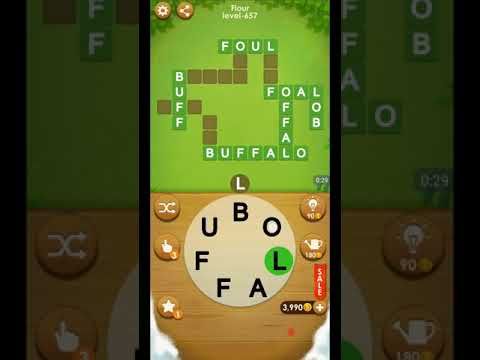 Video guide by ETPC EPIC TIME PASS CHANNEL: Word Farm Cross Level 657 #wordfarmcross
