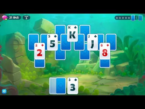 Video guide by CubicGames: Fishdom Solitaire Level 5 #fishdomsolitaire