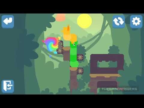 Video guide by TheGameAnswers: Snakebird Level 54 #snakebird