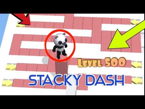 Video guide by Vladut ZZ2: Stacky Dash Level 500 #stackydash