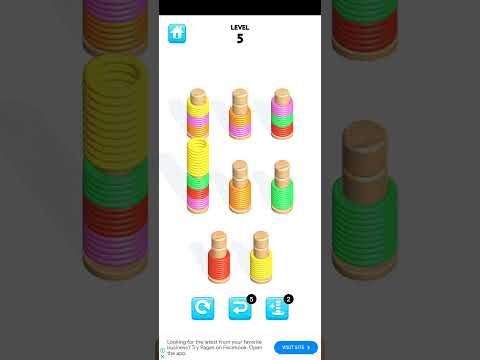 Video guide by Rock Gaming Channel: Slinky Sort Puzzle Level 45 #slinkysortpuzzle