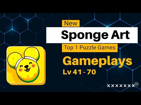 Video guide by Lets Coloring Tv: Sponge Art Level 41 #spongeart