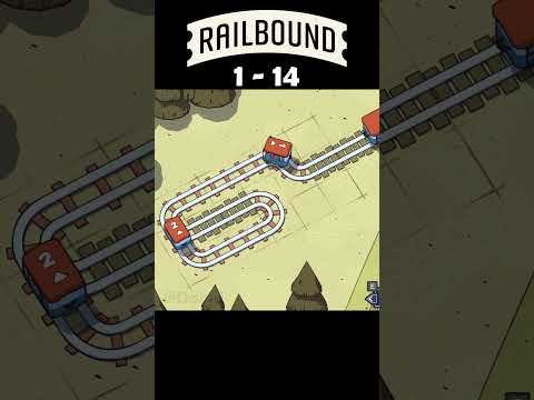 Video guide by DARK ASSASSINS INDIA - GAMING: Railbound Level 14 #railbound