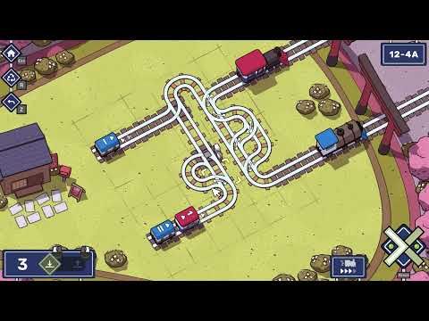 Video guide by GameStockFootage: Railbound Level 124 #railbound