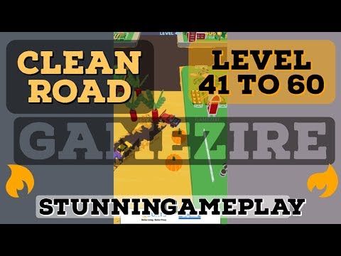 Video guide by Gamezire: Clean Road Level 41 #cleanroad